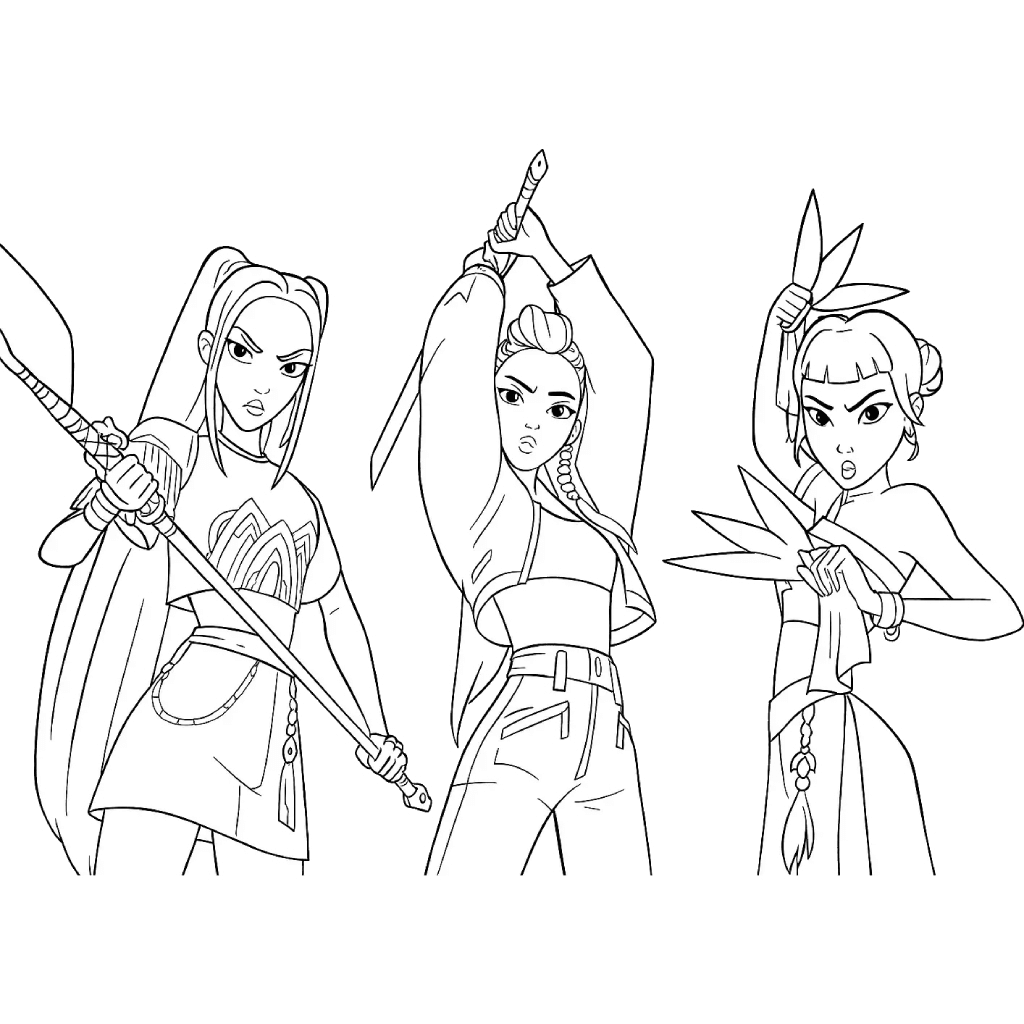 Guerreiras do K-Pop: Estilo e Força