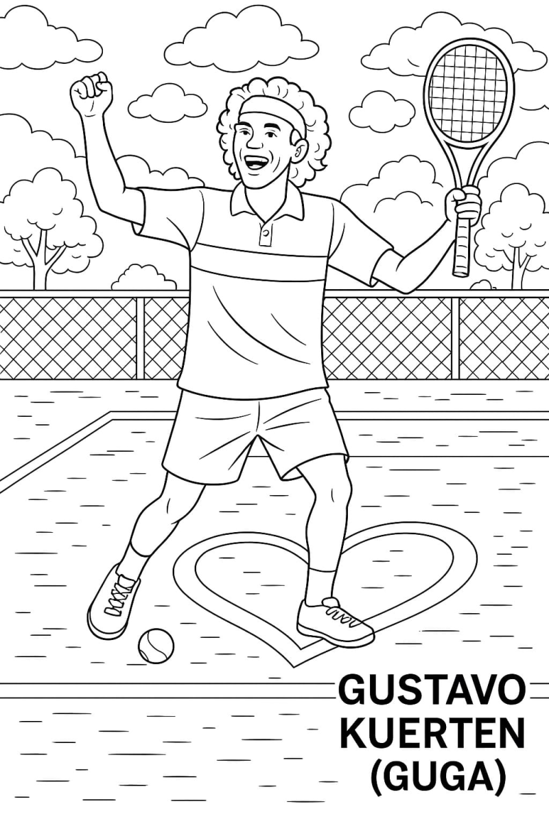 Guga Triunfante nas Quadras!