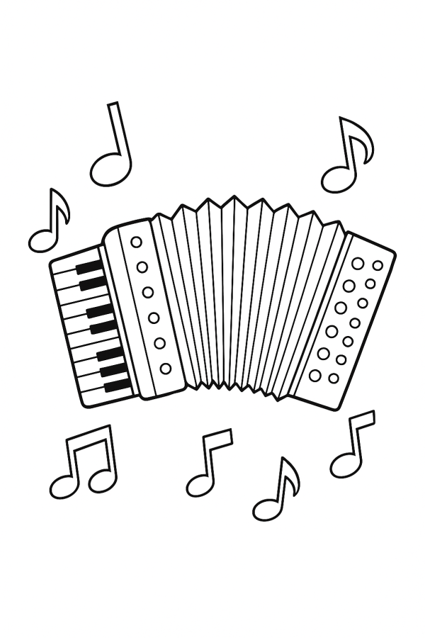 Harmonia Musical em Preto e Branco