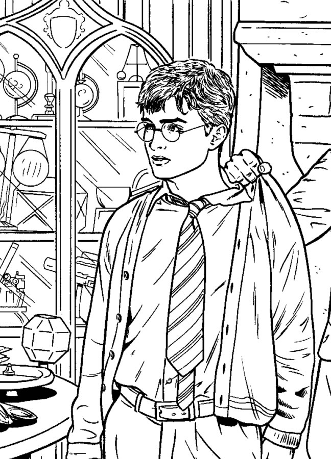 Harry Potter em Hogwarts: Hora de Colorir!