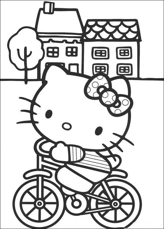 Aventure-se com Hello Kitty de Bicicleta!
