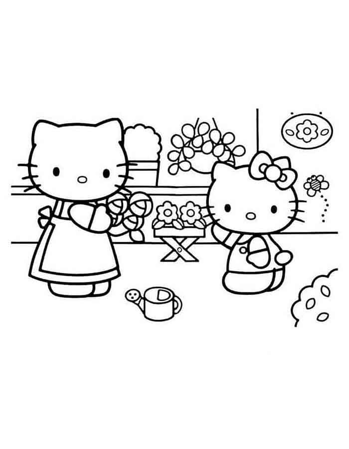 Hello Kitty e Amiga no Jardim Encantado