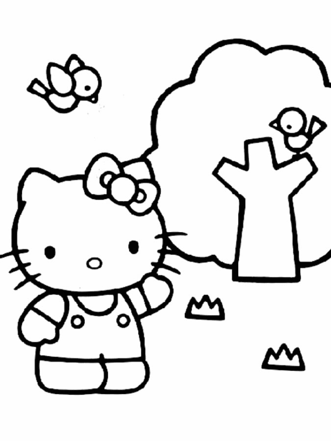 Hello Kitty no Jardim Encantado
