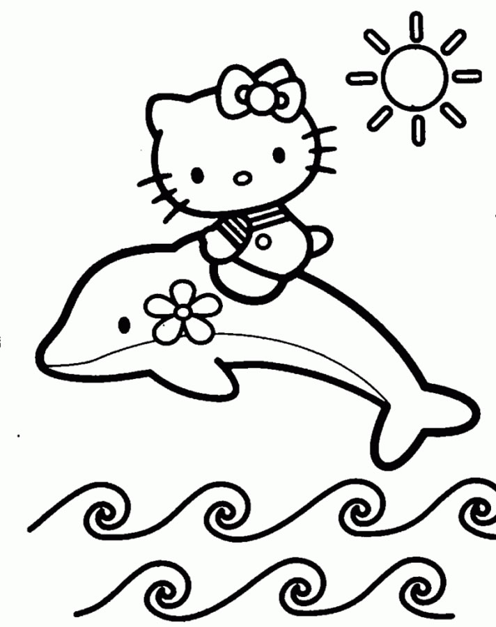 Hello Kitty e o Passeio Divertido no Golfinho