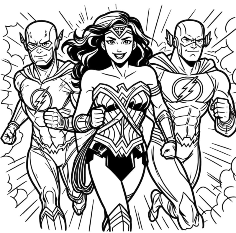 Heróis em Ação: Mulher-Maravilha e Flash