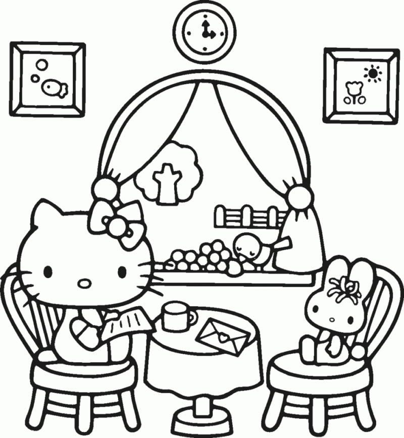 Hora do Chá com Hello Kitty e Amiga