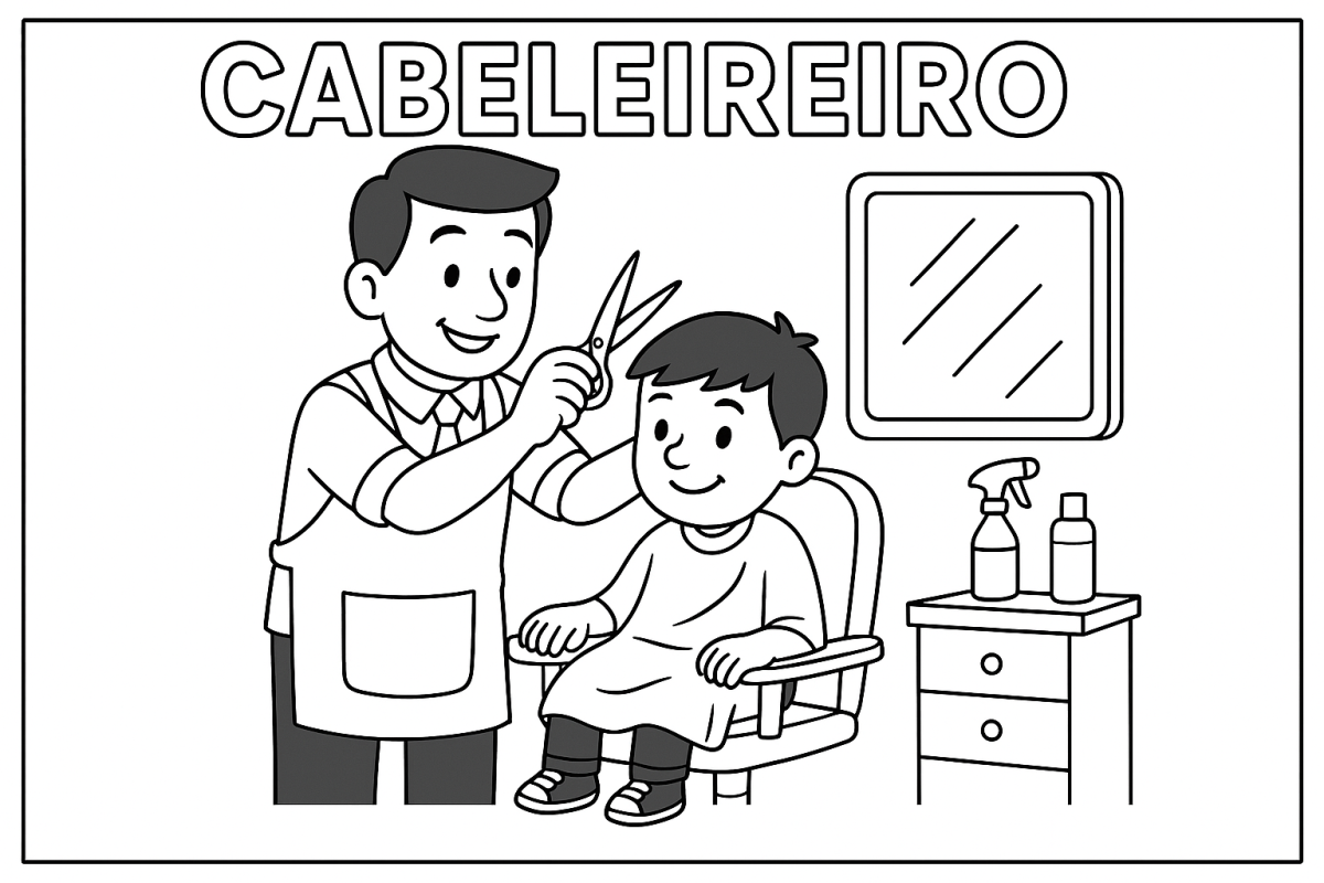 Hora do Corte: Divertida Aventura no Salão