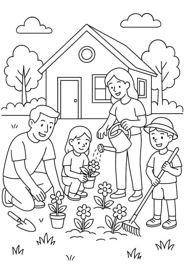 Jardim em Família: Cultivando Lembranças