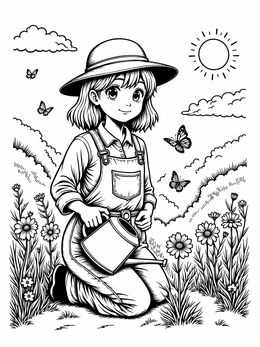 Jardineira da Primavera em Ação