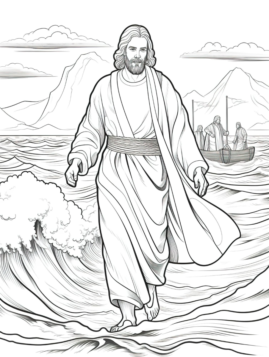 Milagre nas Águas: Jesus Caminhando sobre o Mar