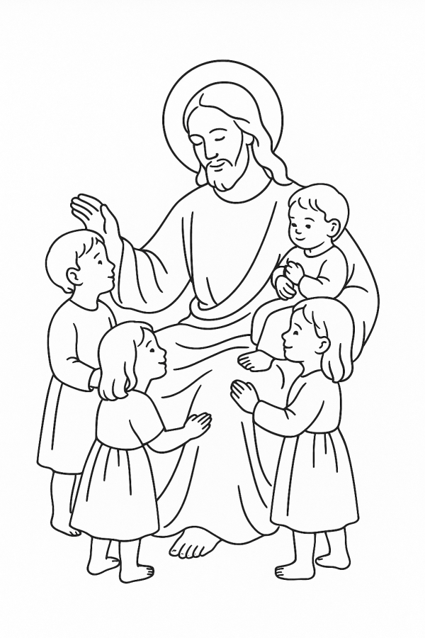 Jesus e as Crianças: Um Encontro de Amor