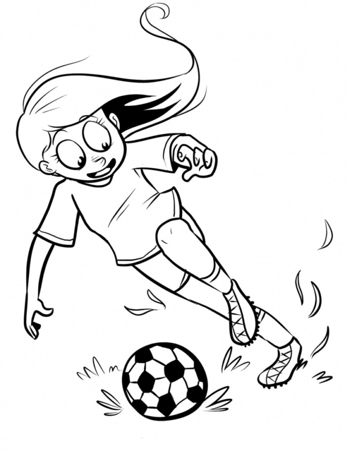 A Jogo e Alegria: Menina no Futebol