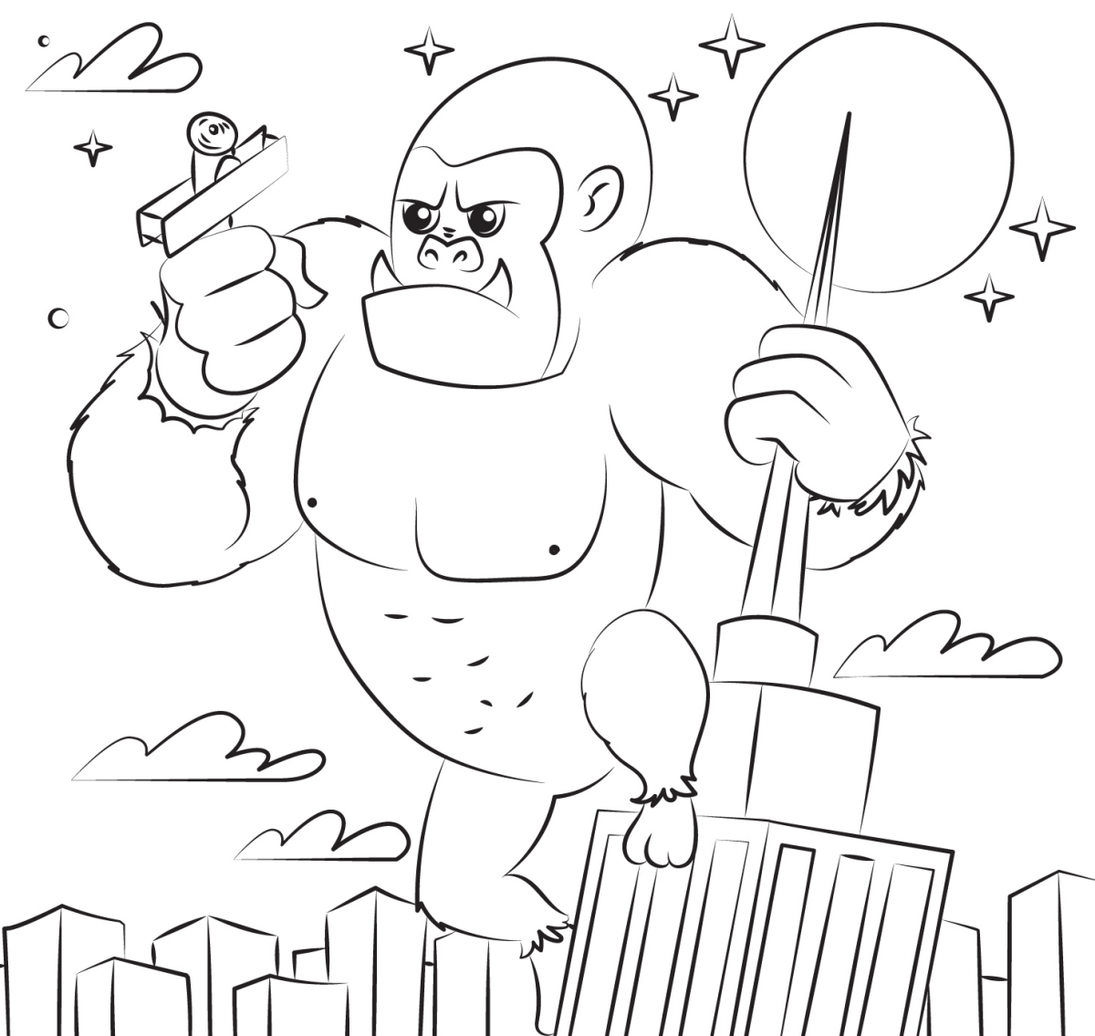 King Kong no Horizonte Urbano