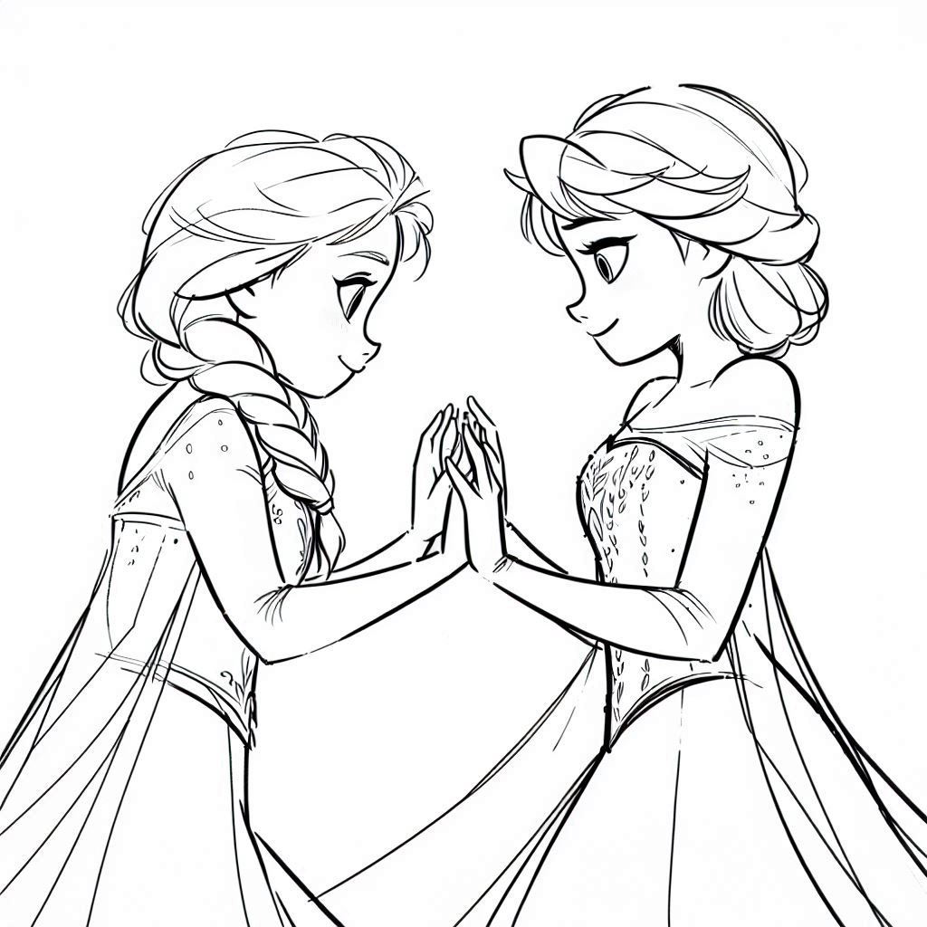 Laços Congelantes de Elsa e Anna