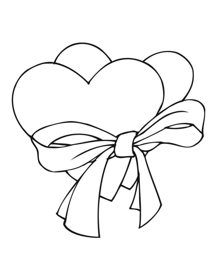 Laços de Amor para Colorir