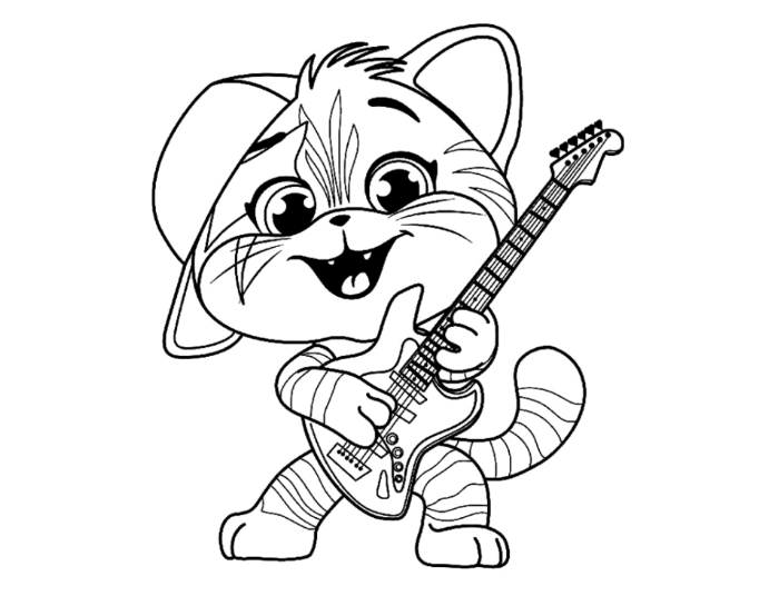 Lampo Rock Star - Encante-se com o Gato Musical