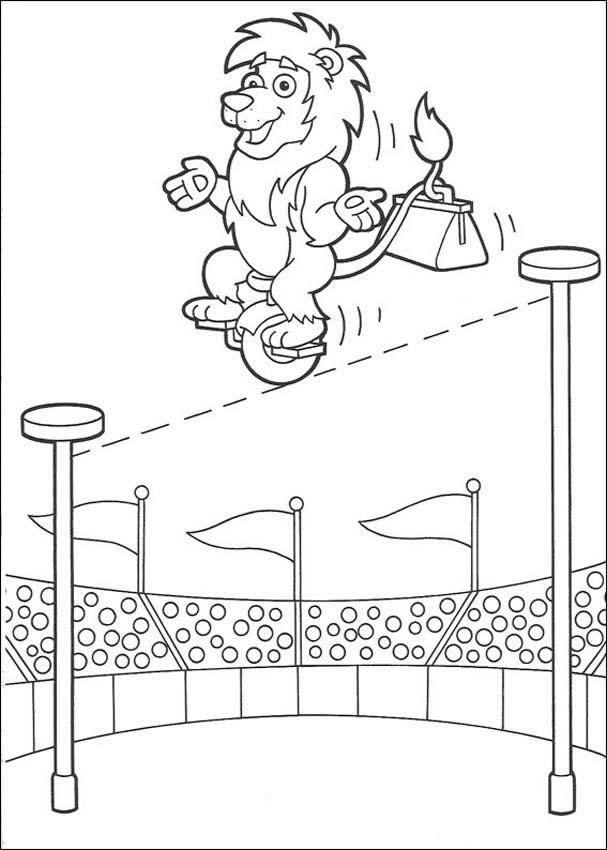 Leão Equilibrista no Circo
