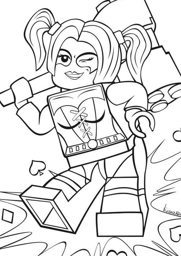 LEGO Harley Quinn em Ação