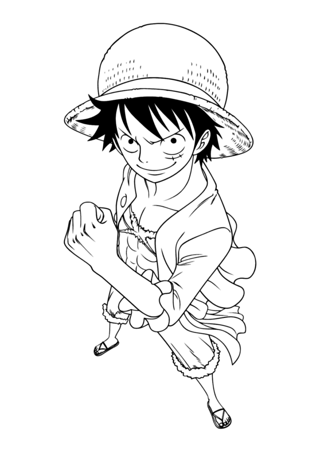 Luffy Pronto para a Aventura