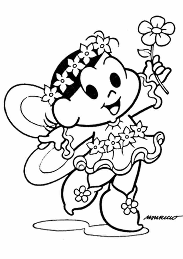 Magali em Fantasia de Primavera