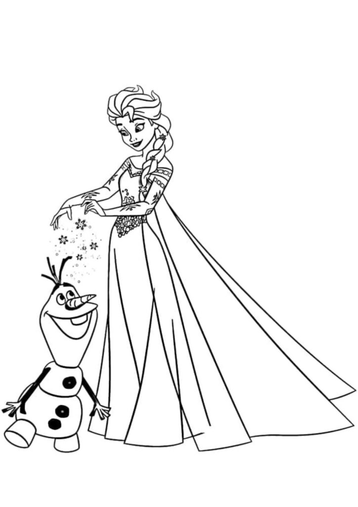 A Magia Congelante: Elsa e Olaf em Ação