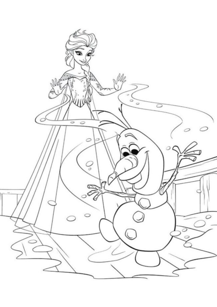 Magia Congelante com Elsa e Olaf