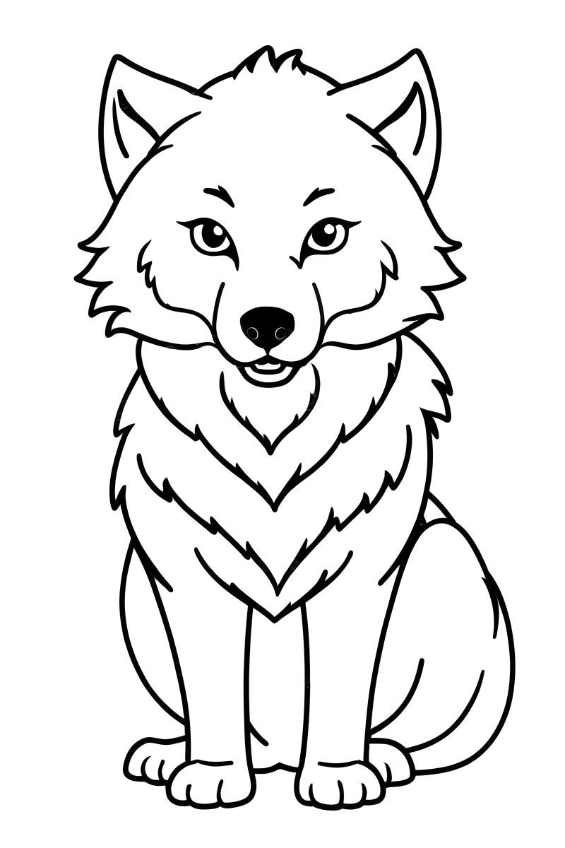 Explore a Majestic Wolf Coloring Experience