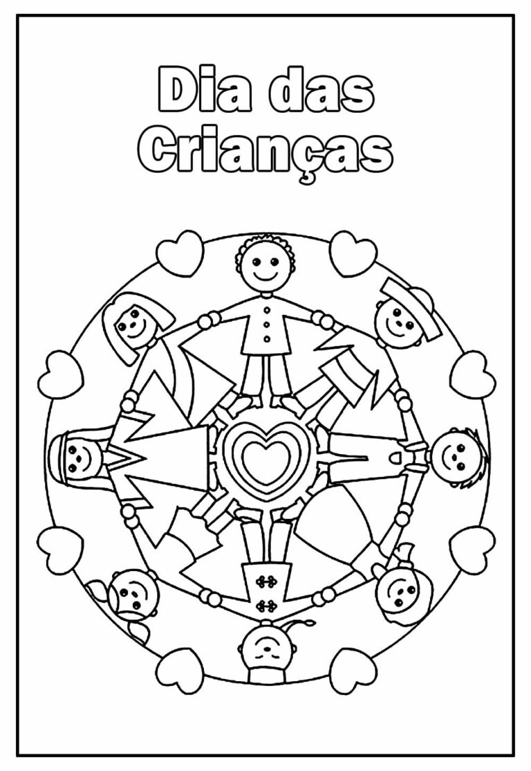 Mandala da Amizade: Celebre o Dia das Crianças