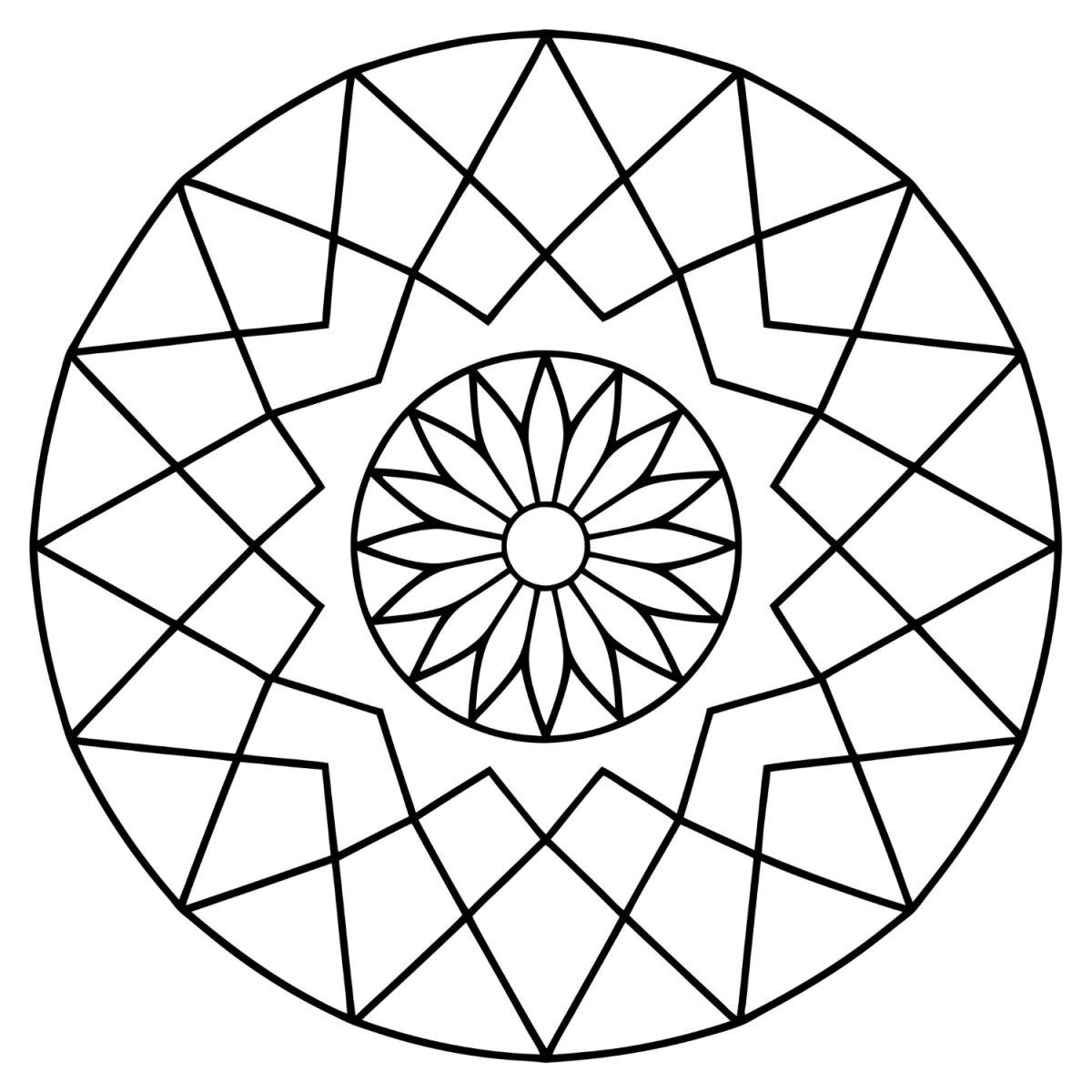 Mandala Mágica: Uma Jornada de Formas
