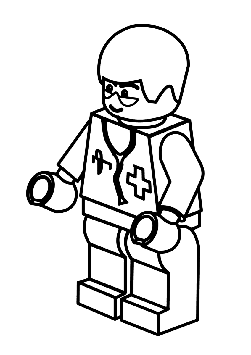 Aventura Colorida com o Médico LEGO
