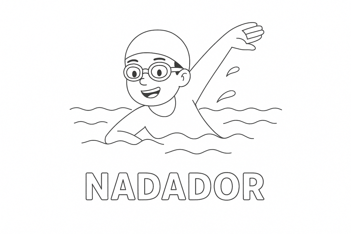 Mergulhe nas Cores com o Nadador