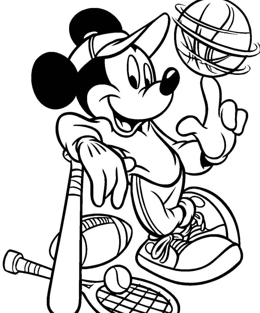 Mickey Multiesportista: Pintura Mágica