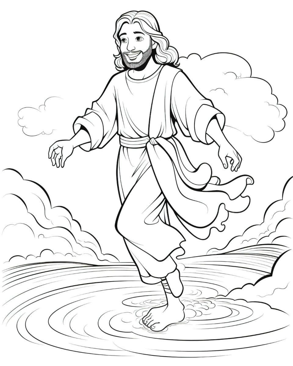 Milagre nas Águas: Jesus Caminhando