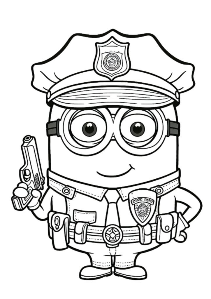 Minion Policial: Pronto para a Ação