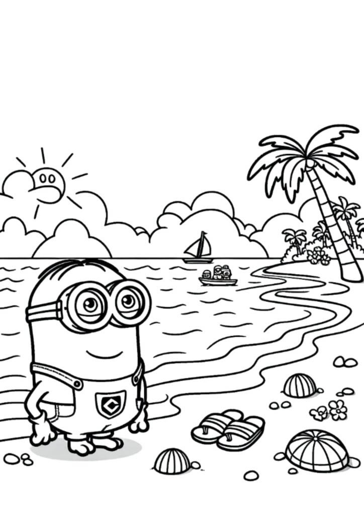Minion na Praia dos Sonhos
