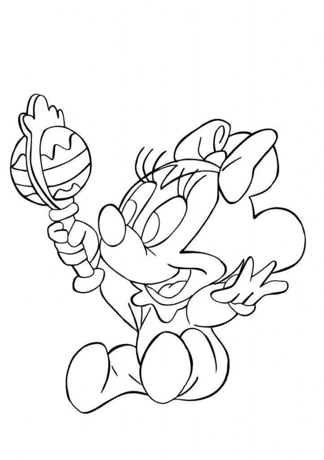 Minnie Baby em Um Mundo de Fantasia Disney