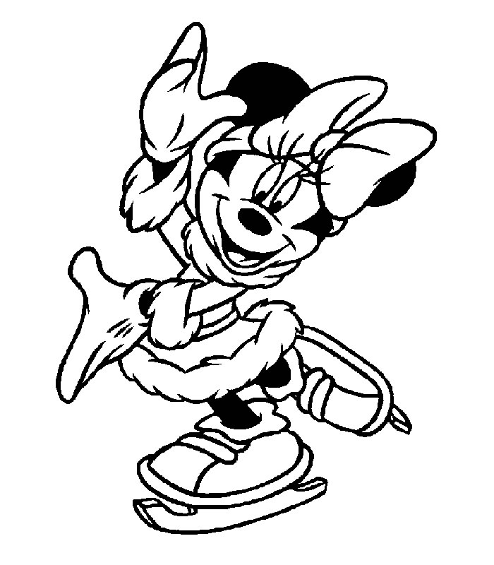 Minnie Mouse no Balé no Gelo
