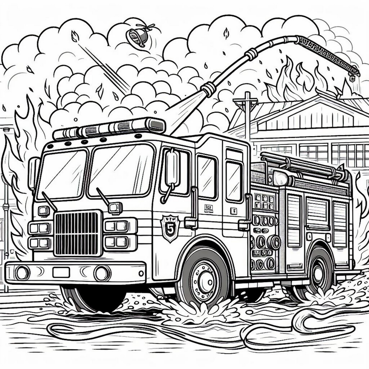 Missão de Resgate do Caminhão de Bombeiros