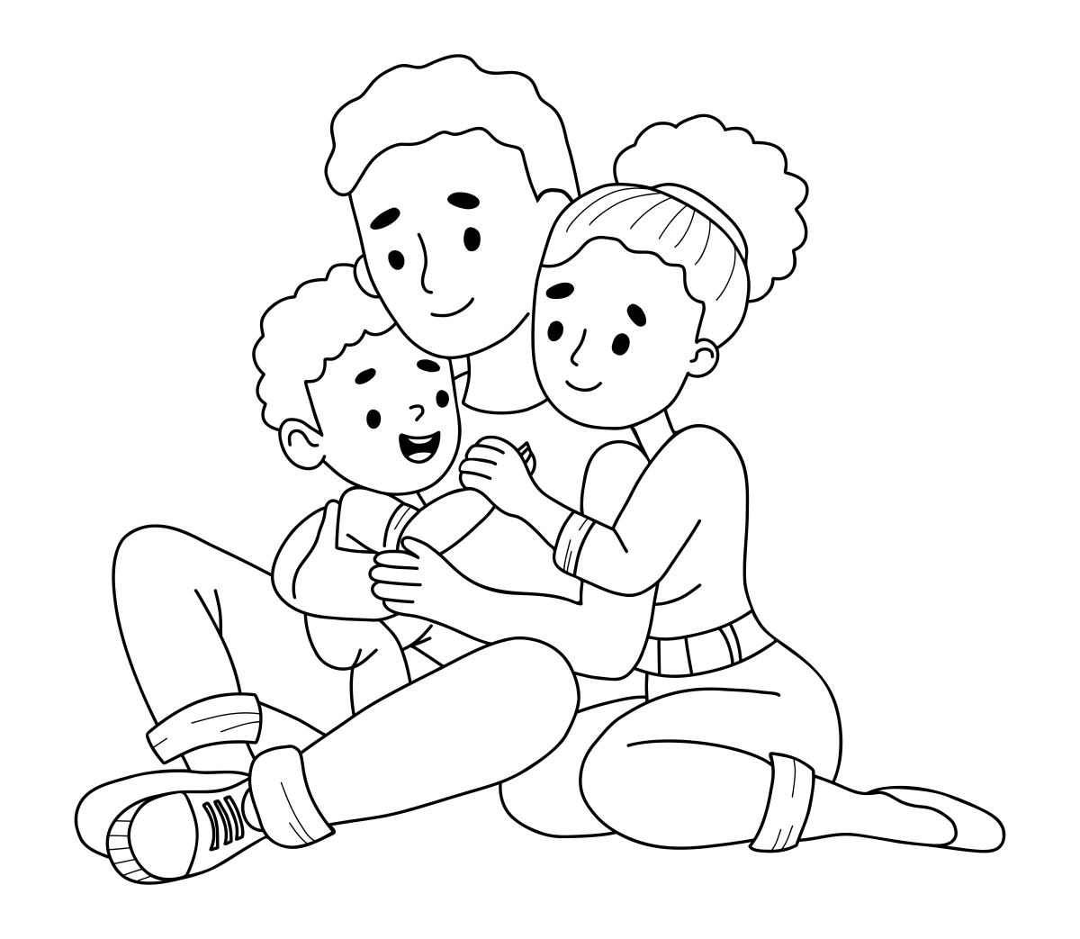 Momentos de Carinho em Família