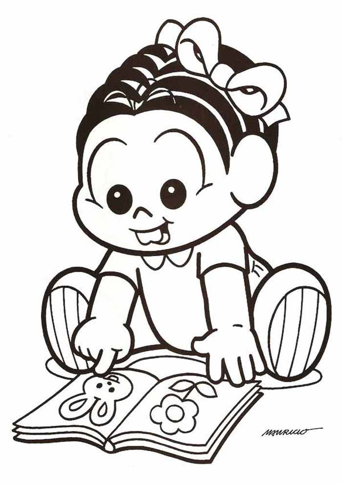 Mônica Bebê Descobrindo a Magia dos Livros