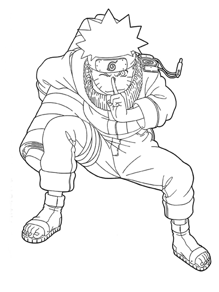 Naruto em Ação: Prepare-se para Colorir