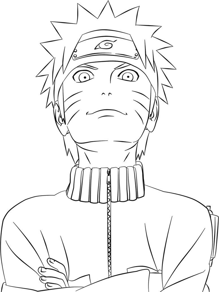 Naruto Uzumaki: A Lenda de Konoha em Preto e Branco