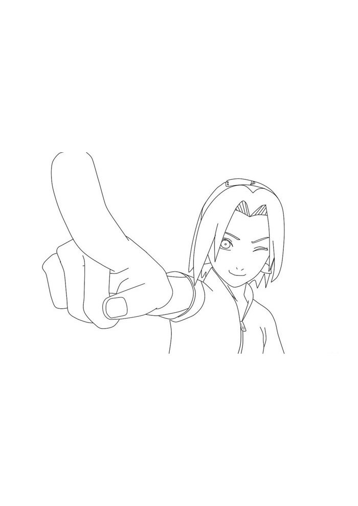 Naruto's Sakura in Action
