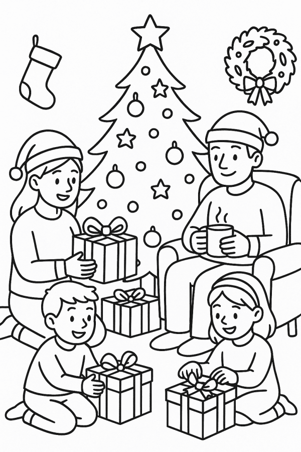 Natal em Família: Hora de Colorir