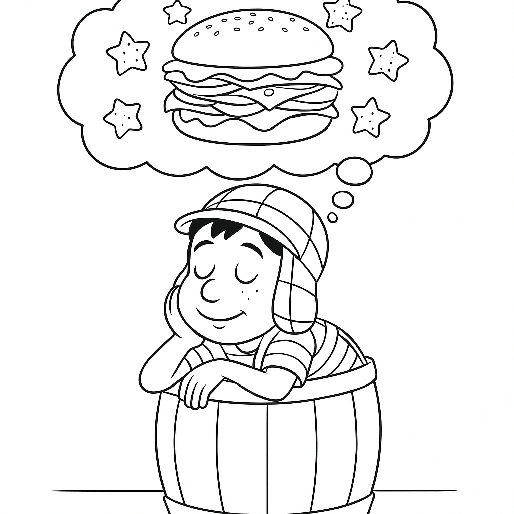 O Sonho do Chaves com Hambúrguer