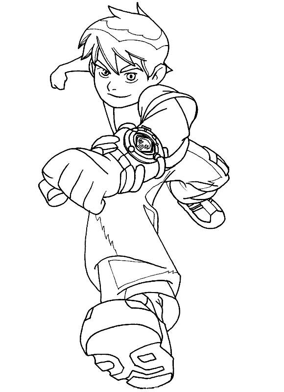 Transforme com o Omnitrix: Hora de Colorir!