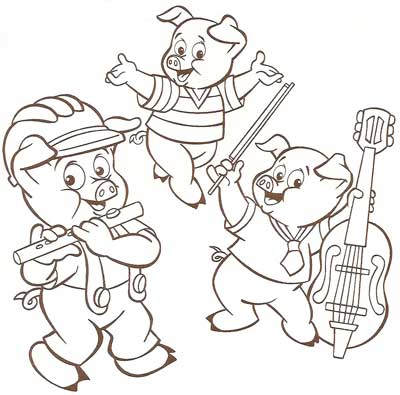 Os Três Porquinhos em Harmonia Musical