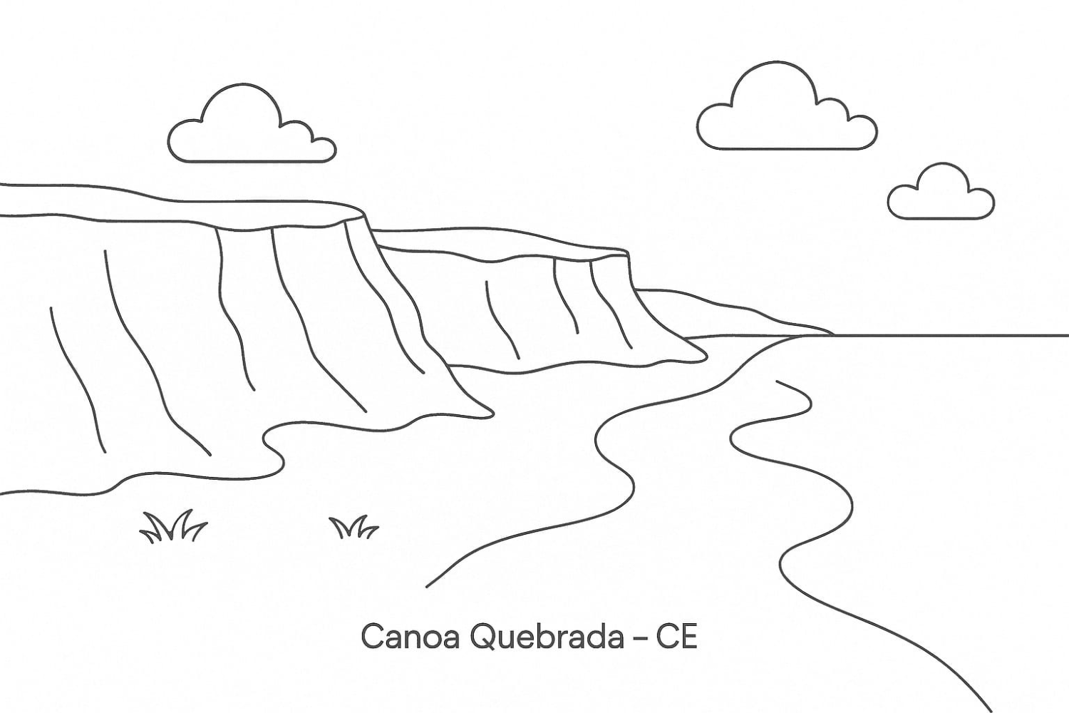 Paisagem de Canoa Quebrada