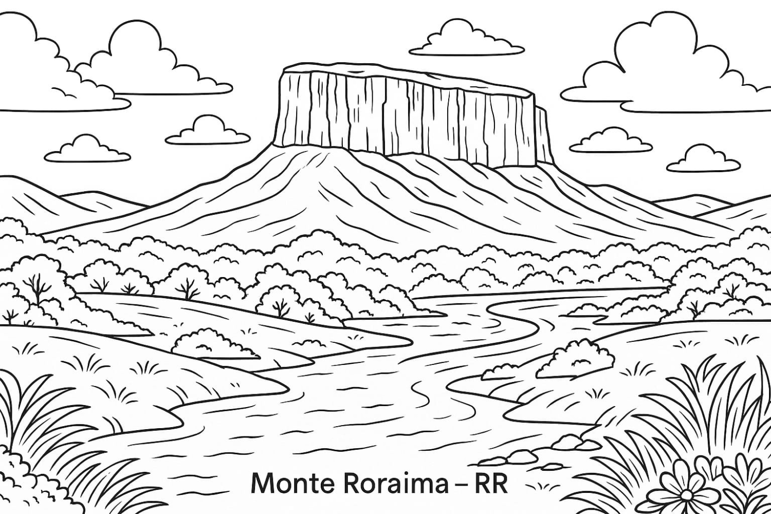 Paisagem Encantadora do Monte Roraima
