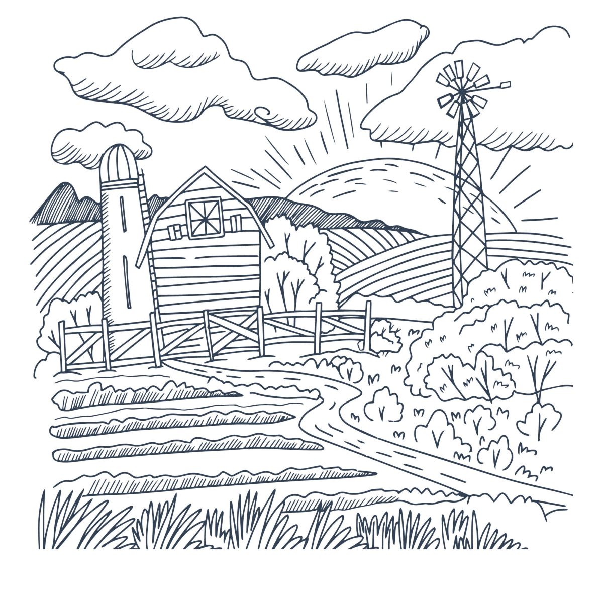 Paisagem Encantadora da Fazendinha